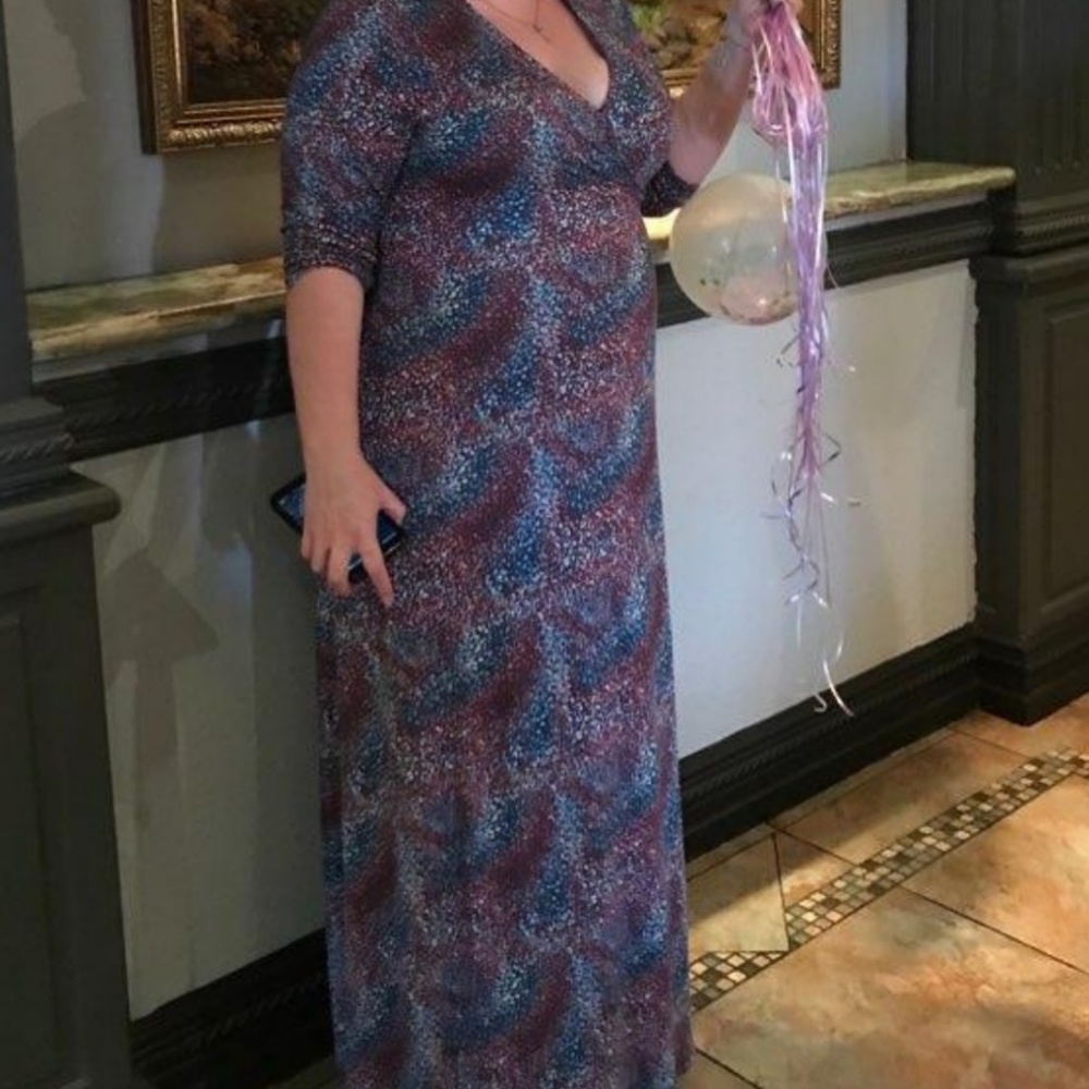 Maternity maxi dress